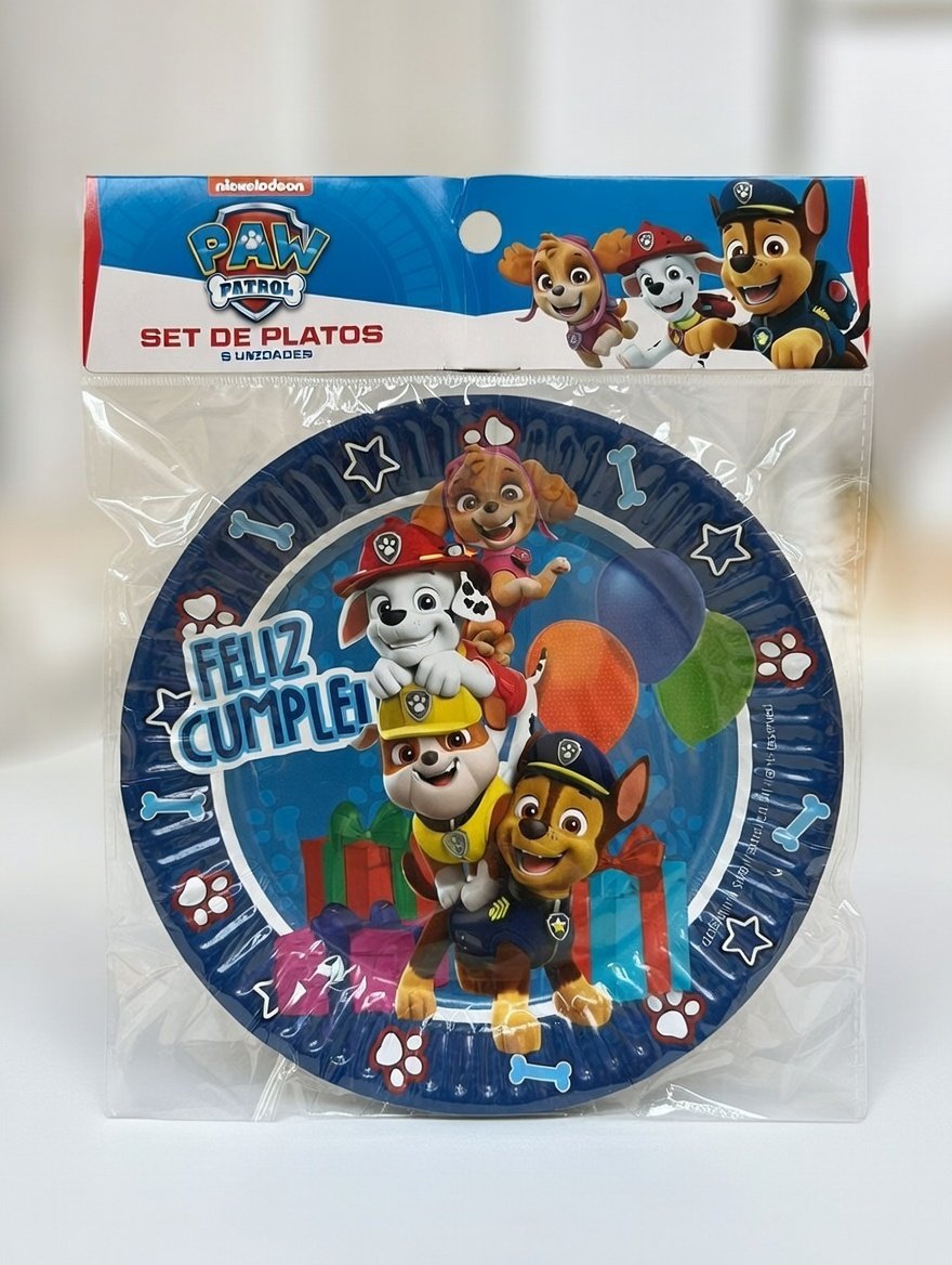 Pack Fiesta Temática Paw Patrol Para 12 Niños - Cumpleaños - Imagen 4