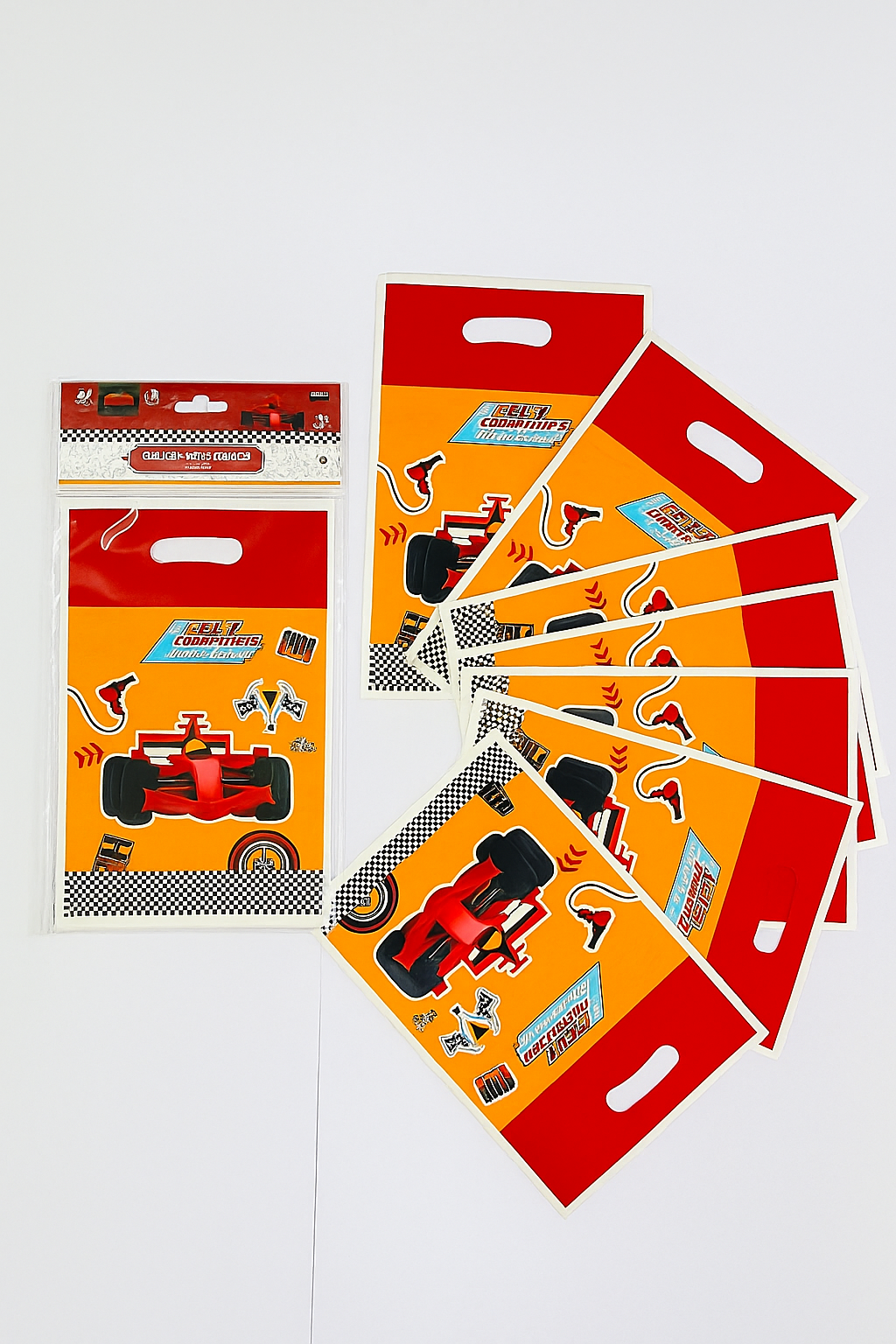 Kit Fiesta Infantil Temática Autos 20 Personas Decoración - Imagen 2